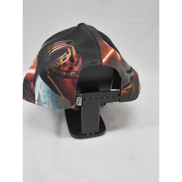 NWOT Star Wars 7 Kylo Ren Sublimated Adjustable Hat Cap Flat - Picture 5 of 9